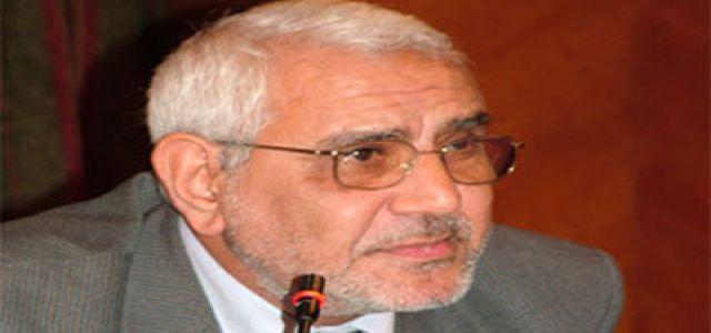 Security prevents solidarity with Aboul Fotouh