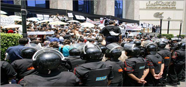 Security Prevents Egyptians from Showing Solidarity with Journalists, Workers