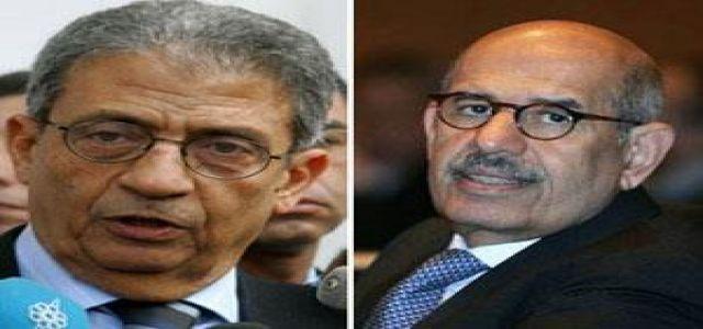 ElBaradei Meets Amr Moussa
