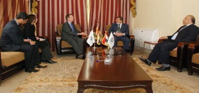 FJP Receives British Ambassador in Cairo
