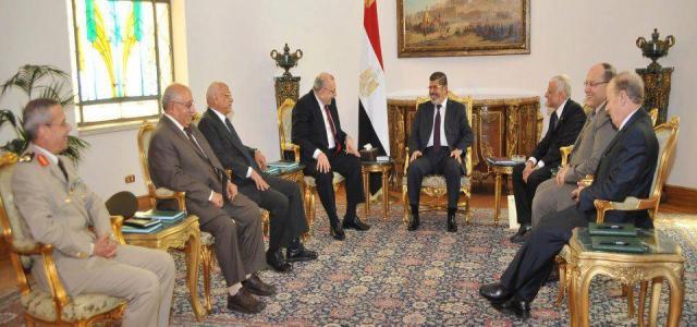 President Morsi Meets with Egyptian Judicial Agencies; Calls Justice Conference