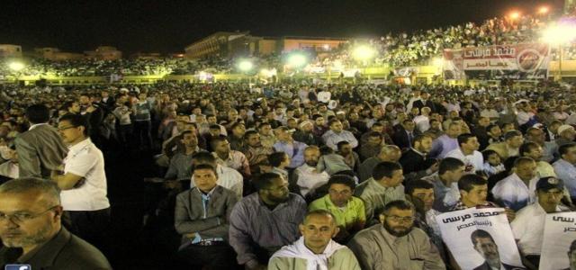 Thousands Welcome Brotherhood’s Presidential Candidate in his Hometown