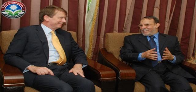 Freedom and Justice Party Receives Britain’s Ambassador in Cairo