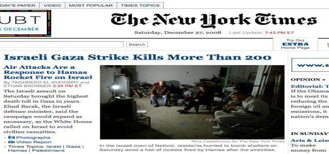Mideast Coverage at the New York Times
