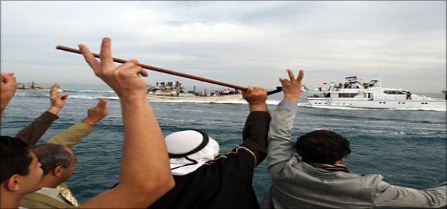 Freedom Flotilla aid ships challenge Israeli siege and head for Gaza