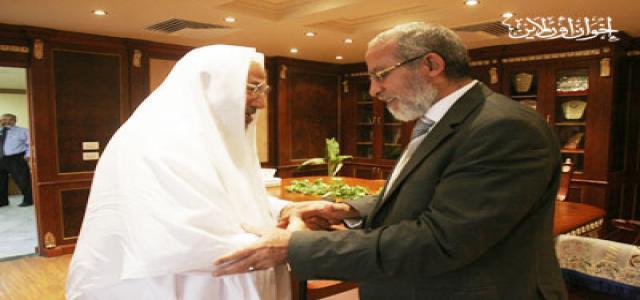 Qaradawy Praises MB Efforts for Peaceful Change