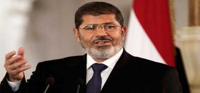 President Morsi Congratulates Palestinian Resistance