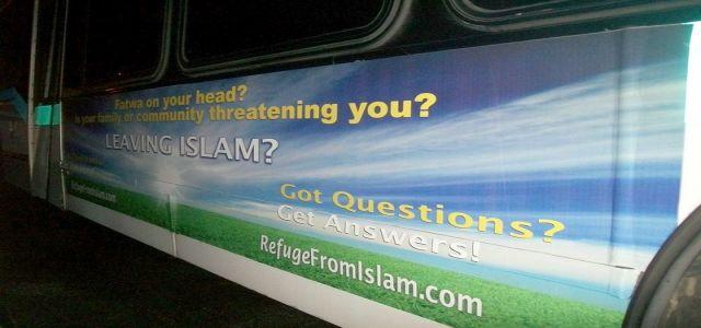 Anti-Muslim hate rides the bus: ‘Leaving Islam’ ads are prejudice disguised as assistance