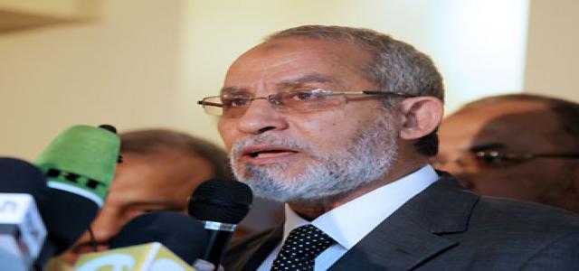 MB Chairman: A Leading MB Executive Bureau Member Will Resign to Head Freedom & Justice